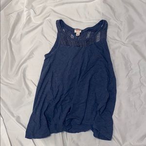 Blue tank top